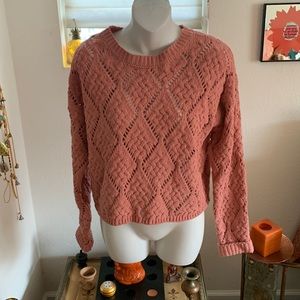 Oh so pretty knitted sweater super soft